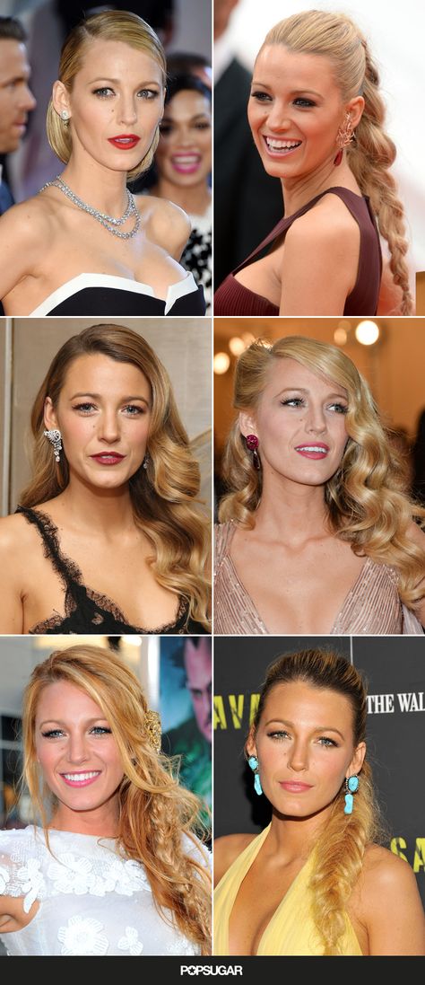 We can't help but envy Blake's beautiful waves. Hair Messy Updo, Blake Lively Hair, Messy Hair Updo, Hair Messy, Messy Updo, Hair Icon, Zac Efron, Long Hairstyles, Flawless Makeup