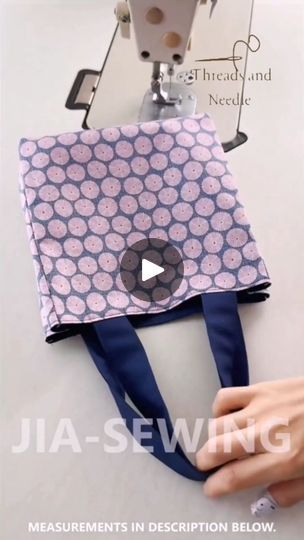 591K views · 7.8K reactions | Diy bag sewing idea 
#sewing #sewingproject #tailor | threads and needle  | threads and needle  · Original audio Hand Bag Design Ideas, Tote Bag Stitching, Diy Bag Sewing, Hand Sewn Crafts, Purse Making, Tote Bags Sewing, Bag Sewing, February 1, Sewing Bag