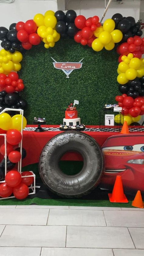 Disney cars birthday decorations | Disney cars birthday decorations, Cars theme birthday party, Disney cars birthday Cars Theme 1st Birthday Party Decorations, Lightning Mcqueen Birthday Party Decor, Car Theam Birthday Decoration, Lighting Mcqueen Decorations, Lighting Mcqueen Birthday Party Decorations, Cars Balloon Arch, Lightning Mcqueen Balloon Arch, Disney Cars Birthday Backdrop, 1st Birthday Party Ideas For Boys Theme Race Cars