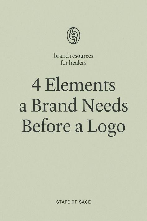 Do you need a logo? Have you crafted a brand identity with intention over aesthetics? If you are holding back on building your social media presence, website or email list because you don’t have a brand, this message is for you. Click to learn about the four elements your brand needs before you invest in a logo. Branding Elements Graphics, Aesthetic Business Logo, Personal Brand Logo, Personal Branding Logo Design, Personal Brand Identity, Personal Branding Logo, Video Content Marketing, The Four Elements, Self Branding