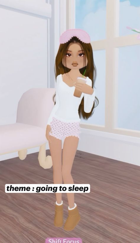 Dress To Impress Outfits Roblox Game Theme Free Style, Dress To Impress Business Person, Sleepover Outfit, Sleep Outfit, Dti Hacks, Roblox Ideas, Dti Fits, Going To Sleep, Dti Ideas