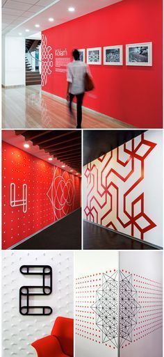 Gray Interior Doors, Wall Graphics Design, Office Wall Graphics, Office Graphics, Indian Interior Design, Office Mural, Office Wall Design, Graphic Wall Art, Office Space Design