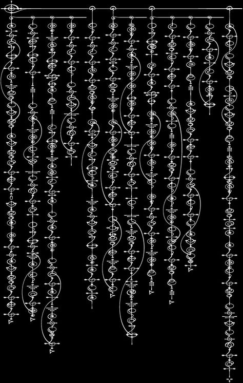 Vulcan Language, Vulcan Calligraphy, Arrival Language, Vulcan Script, Alfabeto Viking, Ciphers And Codes, Fictional Languages, Traditional Calligraphy, Ancient Alphabets