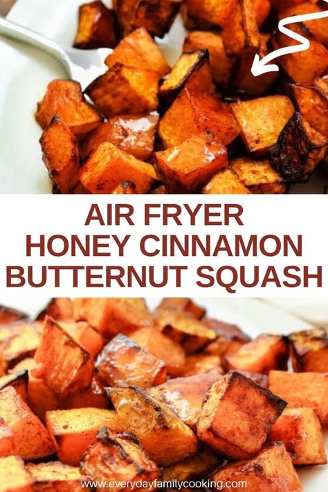 Air Fried Squash, Air Fryer Veggies, Roast Whole Butternut Squash, Cinnamon Butternut Squash, Air Fryer Recipes Healthy Low Carb, Fried Squash, Butternut Squash Sweet, The Best Air Fryer, Best Air Fryer