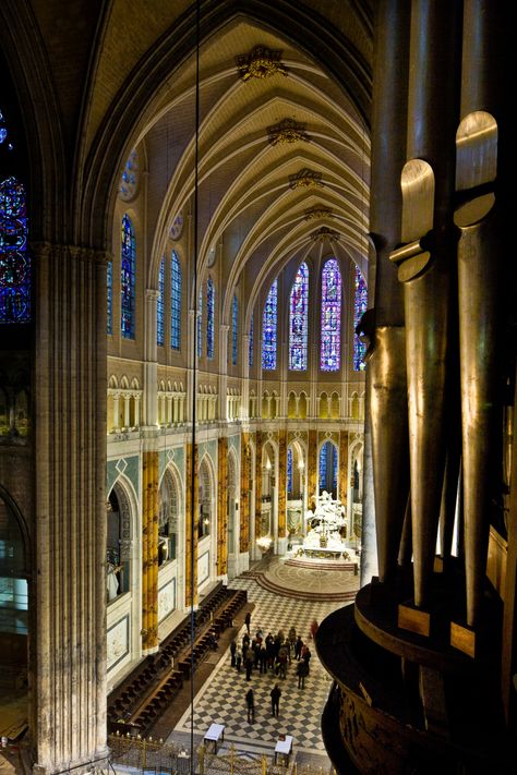 Cathédrale Notre Dame de Chartres, Apse from the tribunes, Located in Chartres, Centre region, (Eure-et-Loir), France  Photo by PJ McKey French Cathedrals, Chartres Cathedral, Gothic Cathedrals, Cathedral Architecture, Gothic Church, Religious Architecture, Old Churches, Cathedral Church, Church Architecture