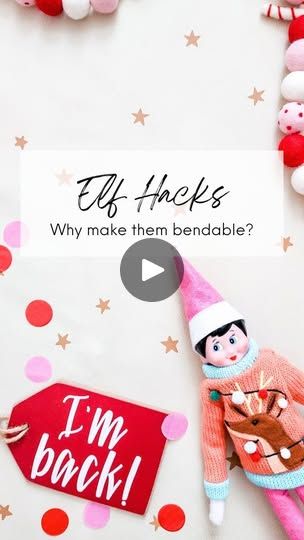 8.2K views · 446 reactions | Why should you make your Elf bendable? ✨️

Comment ELF to see the full tutorial!

They can do so much more, AND you won't need additional things like tape, string, etc. to pose them how you want! Trust me, it's such a small change, but it makes a huge difference for Elf on the Shelf season 🎄

Stay tuned for more elf hacks and ideas here at @melodyinthemaking and watch out for more DIYS, crafts, mom hacks, recipes, home decor, and holiday fun throughout the season! 🎅

.
.
.
.
#elfonashelfideas #elfontheshelfinspiration #elfideas #elfontheshelfideas #christmaswithkids #christmastraditions🎄 #christmasmagic✨ #elfontheshelfadventures elf ideas, elf hacks, Christmas hacks, holidays with kids, Christmas with kids, Christmas elves, elf ideas | Melody Peralta | DIY + Christmas With Kids, Christmas Elves, Christmas Hacks, Elf Ideas, Mom Hacks, 1k Views, Shelf Ideas, Holidays With Kids, On The Shelf