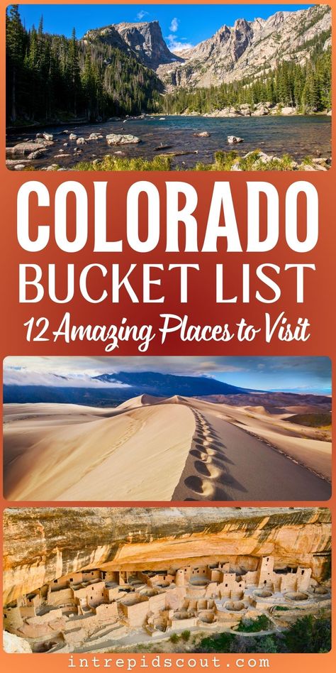 Amazing Places to Visit in Colorado Colorado Must See Bucket Lists, Colorado Must See, Colorado Bucket List, Things To Do In Colorado, Amazing Places To Visit, Colorado Trip, Visit Colorado, Visit Usa, Colorado Travel