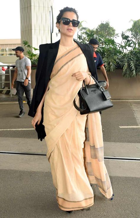 Ias Interview Saree Look, Ias Saree Look, Upsc Interview Saree, Corporate Saree Look, Saree With Blazer Formal, Saree For Office Wear, Professional Saree Look, Corporate Saree, Formal Saree Office Look