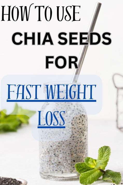 Benefits of Chia seeds for weight loss #weightlosschallange #fatlossathome #lossweightquickly #weightlossrecipes #healthymealplan What To Put Chia Seeds In, Chia Seeds Benefits For Women, How To Consume Chia Seeds, Chi Seeds Benefits, Chia Seed For Weight Loose, How To Use Chia Seeds, Chia Seeds In Water, Chia Seed Benefits, Growing Chia Seeds