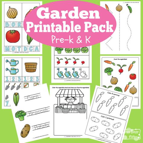 Garden Printables for Kids - Free Printables for Preschool and Kindergarten Gardening Printables, Nutrition Careers, Garden Unit, Preschool Garden, Garden Activities, Spring Preschool, Unit Studies, School Garden, Quotes Thoughts