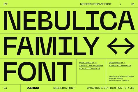 Nebulica - Modern Sans Font, Sans-Serif ft. display & monospace - Envato Elements Monospace Font, Grotesk Font, Logo Quotes, Font Creator, Modern Sans Serif Fonts, Sans Font, Fashion Typography, Text Types, Modern Sans Serif