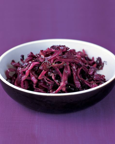 Purple Cabbage Recipes, Spiced Red Cabbage, Radicchio Recipes, Sauteed Red Cabbage, Cooked Red Cabbage, Red Cabbage Recipe, Red Cabbage Recipes, Braised Red Cabbage, Braised Cabbage