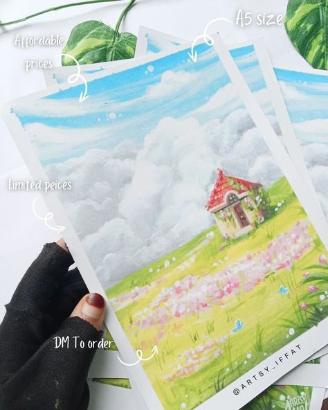 Ghibli art prints!🌷 . . Details: ▫️ series: GHIBLI ~ in my style ☘️ ▫️ Painting: howl's secret garden 🏡 ▫️ Reference: studio ghibli movie: howl's moving castle ✨ ▫️ Size: A5 . Limited prints available, freebies on every order ! Affordable prices. ✨ Kindly DM for queries & orders. . . . . . . . . . . . . . . #ghibliart #ghiblipainting #ghibliartprints #ghiblistudio #studioghibli #artprintshop #artprintssale #artprints #artprintsforsale #howlsmovingcastle #howlsmovingcastlefanart Garden Reference, Howl's Moving Castle, Studio Ghibli Movies, Ghibli Art, Ghibli Movies, Howls Moving Castle, Art Prints For Sale, Studio Ghibli, Secret Garden