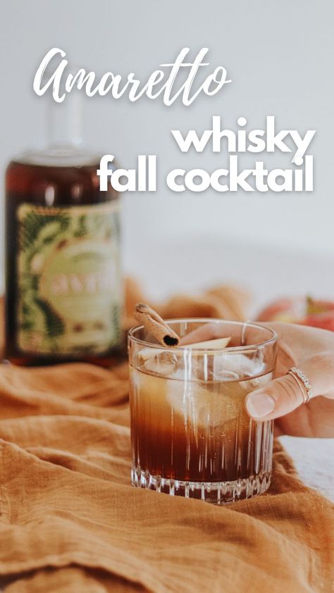 Amaretto whisky fall cocktail Fall Amaretto Cocktails, Amaretto Cocktails, Fall Cocktail, Almond Nut, Fall Cocktails, Sweet Drinks, Tonic Water, Cocktail Drinks, Liqueur