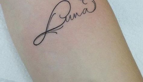 My name: Luna tattoo | Luna tattoo, Tattoos, Diy tattoo Luna Tattoo Name, Luna Name, Diy Tattoos, Luna Tattoo, Tattoo Diy, Cursive Tattoos, Tattoo Name, Diy Tattoo, City Illustration