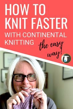 Continental Knitting, Knitting Help, Knitting Blogs, The Continental, Knitting Instructions, Learn How To Knit, Knitted Wit, How To Knit, Knitting Charts