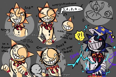 selyn on Twitter: "others… " Fnaf Moondrop, Moon Reference, Daycare Attendant, Moon Drawings, Fnaf Sb, Sun And Moon Drawings, Animatronic Fnaf, Fnaf 1, Moon Drawing