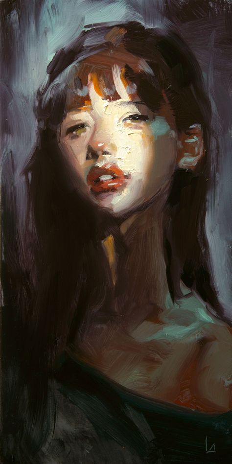 John Larriva, A Level Art Sketchbook, Portraiture Painting, Ethereal Art, Portrait Artist, Funky Art, Fine Art Gallery, Painting Style, Art Reference Photos