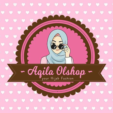 Etsy Packaging, Logo Online Shop, Hijab Fashion, Creative Design, Indonesia, Packaging, Graphic Design, ? Logo, Design