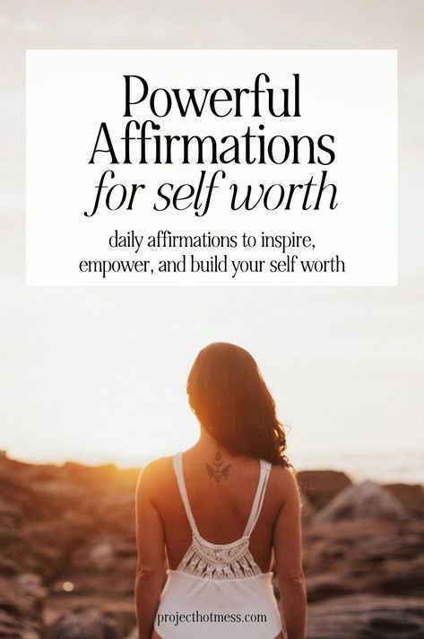 Want to cultivate self-love and inner strength? Incorporate these 111 powerful affirmations for self worth into your daily routine and start reaping the benefits today. Daily Self Care Affirmations, Affirmation For Self Worth, Daily Affirmations For Self Worth, Self Empowerment Quotes Daily Affirmations, Strength Affirmations, Mindful Affirmations, Self Worth Affirmations, Self Love Affirmation Quotes, Worth Affirmations