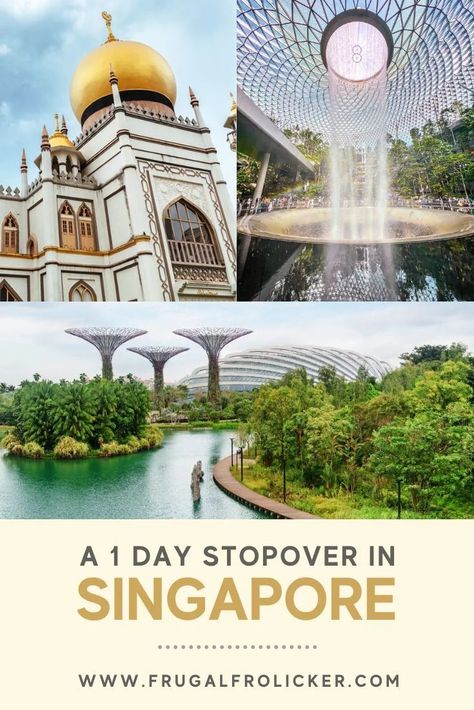 One Day in Singapore | Singapore Stopover Singapore Stopover, Asian Destinations, Europe Holiday, Singapore Changi Airport, Asia Trip, Europe Holidays, Travel Destinations Asia, Singapore Travel, Travel Asia