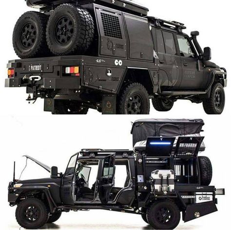 Expedition Ready TOYOTA F Doble Cabina Como encantador, pero está bueno! Aksesoris Jeep, Mobil Off Road, Truk Besar, Tactical Truck, Shtf Preparedness, Cars Jeep, Motor Mobil, Hors Route, Bug Out Vehicle