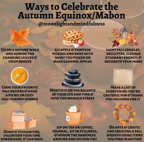 Mabon Celebration Activities, Things To Do For Mabon, Ways To Celebrate Mabon, Crystals For Mabon, Animals Of Mabon, Mabon Tarot, Celebrate Mabon, Autumn Things, E Craft