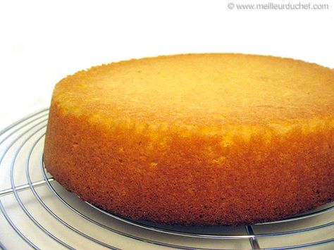 Génoise Sponge - Meilleur du Chef Coconut Sponge Cake, Cake Base Recipe, Genoise Cake, Genoise Sponge, Sponge Recipe, Baked Alaska, Sponge Cake Recipes, British Baking, Shortcrust Pastry