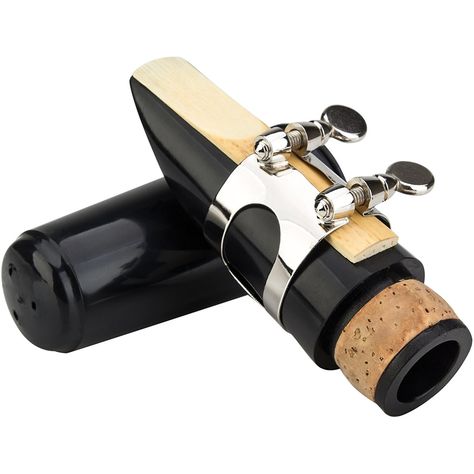 Glory Clarinet Mouthpiece Kit with Ligature,one Reed and Plastic Cap~black, Click to See More Colors         * Learn more by visiting the image link. (This is an affiliate link) #MusicalInstruments Clarinet Accessories, Baritone Sax, Woodwind Instrument, Resin Design, Plastic Caps, Musical Instruments Accessories, Orchestra, Musical Instruments, See More