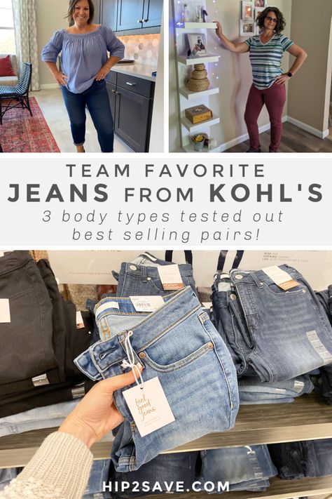 No matter your shape or size, Kohl's is full of affordable, great finds in the women's clothing section! Even better, we recently got the scoop on some fantastic Apt 9 jeans recommended by a couple of our amazing readers and we're totally loving our new layers. #kohls #apt9 #laurenconrad #jeans #kohlsjeans #denim #bestsellers #kohlsbestsellers #womensclothing #womensjeans Kohls Outfits 2023, Cheap Pull-on Style Jeans For Spring, Affordable Casual H&m Jeans, Cheap Pull-on Style Jeans For Fall, Walmart Jeans Fall 2022, Affordable Full-length Versatile Jeans, Kohls Outfits, Lauren Conrad Jeans, Girls Ripped Jeans