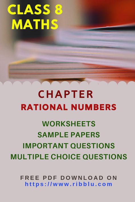 To Prepare better for CBSE Class 8 Maths, Ribblu.com brings to you Chapter Rational Numbers Worksheets, Sample Papers and important Questions #understandingquadrilaterals #mensuration #class8 #maths #cbse #Samplepapers #worksheets #introductiontographs #Visualisingsolidshapes #importantquestions #multiplechoicequestions #mcq #practice #testpapers #rationalnumbers #playingwithnumbers #squareandsquareroots #cubeandcuberoots #linearequationinonevariable #directandinverseproporation Class 8 Maths Worksheets, Rational Numbers Worksheet, Math Practice Worksheets, Numbers Worksheet, Numbers Worksheets, Math 8, Science Questions, Mathematics Worksheets, Rational Numbers