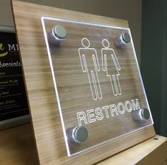 105 Amazing Laser Cutter Projects And Ideas To Inspire You Wc Sign, Wood Laser Ideas, Glowforge Projects, Laser Engraved Acrylic, Router Projects, Woodworking Tools Workshop, Laser Cut Wood Crafts, Laser Engraved Ideas, Restroom Sign