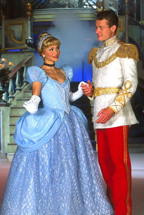 sweet Cinderella Prince Charming Costume, Cinderella Couple Costume, Cinderella And Prince Charming Costume, Prince And Princess Costume, First Trip To Disney, Prince Charming Costume, Cinderella And Prince, Cinderella Cosplay, Cinderella Prince