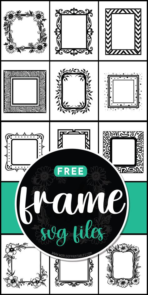 Elevate your creativity with free frame SVG files! Explore versatile designs perfect for adding a stylish touch to your projects. Frame your memories with flair! 🖼️✨ Cricut Projects With Picture Frames, Picture Frame Svg Free, Cricut Photo Frames, Svg For Tumblers Free, Pictures To Frame Prints Free Printables, Create Svg Files For Cricut, How To Make Svg Files For Cricut, Frame Svg Free, Picture Frame Svg