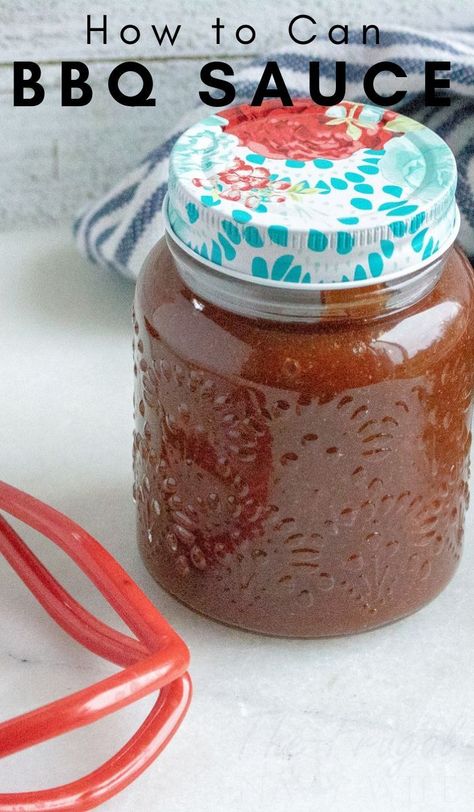 Canning Bbq Sauce, Bbq Sauce Canning, Canning Pizza Sauce, Canning Pressure Cooker, Canning Granny, Diy Canning, Recipe Sauce, Easy Canning, Canning 101