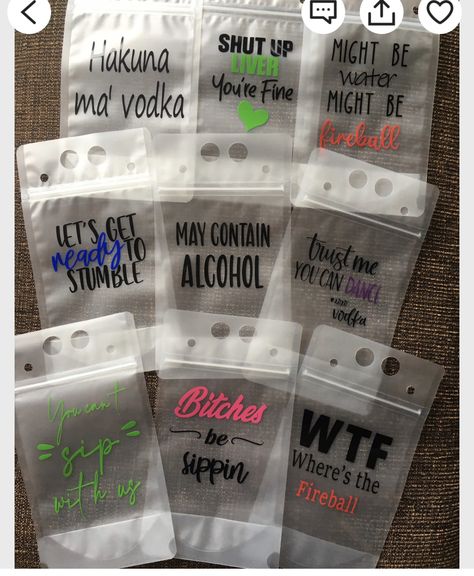 Alcohol Pouches, Drinking Pouches, Freaknik Party, Boozy Ice Pops, Koozie Ideas, Party Rental Ideas, Drink Pouches, Lake Party, Whiskey Girl