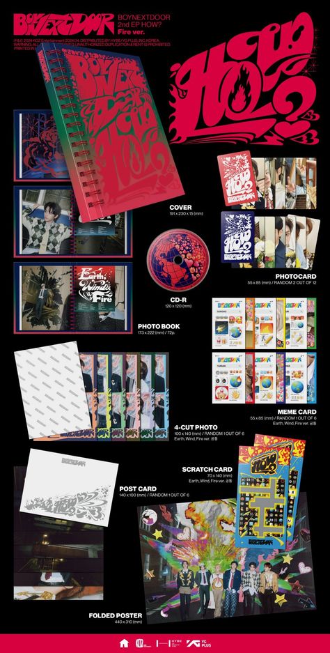 Boynextdoor How, 4cut Photo, Lucky Draw, Cut Photo, Scratch Card, Album Book, Graphic Design Fun, Album Design, Yearbook