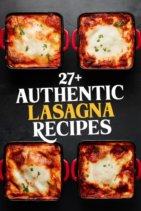 27+ Easy Authentic Lasagna Recipes That Will Make You Feel Like a Chef at Home!... Whip up delicious lasagna with these easy recipes that will impress everyone at home. From classic meat to veggie options and cheesy delights these dishes are perfect for family dinners or gatherings. Feel like a chef while enjoying pasta sauce mozzarella and fresh herbs in every bite. Happy cooking!... https://ostrali.com/foodr/authentic-lasagna-recipes Authentic Lasagna Recipe, Authentic Lasagna, Italian Sausage Lasagna, Chef At Home, Pesto Lasagna, Veggie Options, Delicious Lasagna, Italian Lasagna, Chicken Alfredo Lasagna