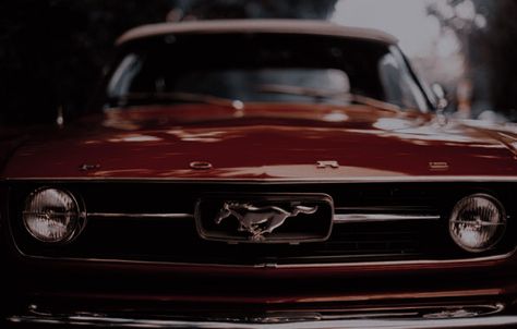 Old Mustang Aesthetic, Mustang Aesthetic, Old Mustang, Royals Series, Red Mustang, Gryffindor Aesthetic, Sick Boy, Old Vintage Cars, Ford Mustang Convertible