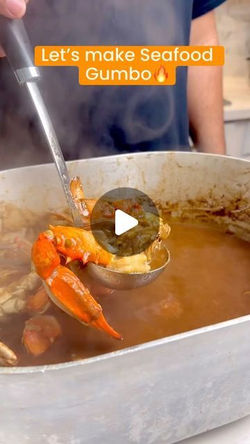 Seafood Gumbo Recipe Crockpot, Seafood Gumbo Recipe Louisiana, Louisiana Gumbo Recipe Authentic, Gumbo Recipe Seafood, Gumbo Recipe Authentic, New Orleans Gumbo Recipe, Seafood Gumbo Recipe Easy, Gumbo Soup Recipe, Louisiana Seafood Gumbo