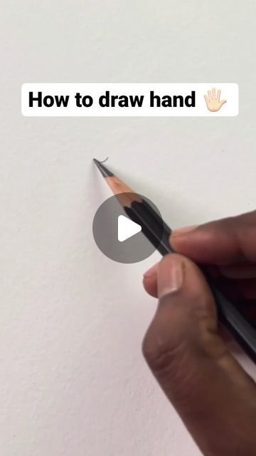 How To Draw A Computer, How To Draw A Hand Step By Step, How To Sketch Hands, How To Draw A Hand, Drawing Tutorial Videos, Hand Drawing Tutorial, Sketches Videos, Hand Pencil Drawing, Hands Sketch