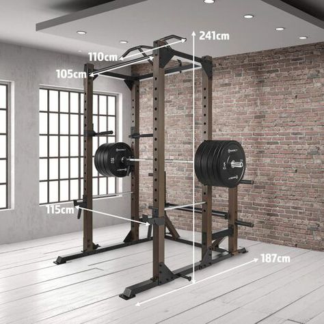 Rack up a more muscular body and achieve a stronger physique with the Marcy STEELBODY STB-98005 Monster Cage Home Gym System! Engage in intensive training without having to leave the comfort of your home – and save the cash... Paddle Board Surfing, Diy Gym Equipment, Built In Wine Cooler, Small Home Gym, Bodyweight Training, Folding Bench, Diy Gym, Barbell Squat, Power Tower