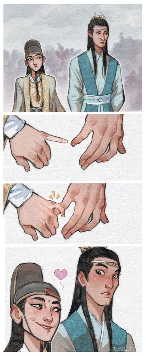 Lan Xichen X Jin Guangyao, Mdzs Ships, Jin Guangyao, Lan Xichen, You Changed My Life, Scum Villain's Self-saving System, Comics Memes, The Grandmaster, Heaven's Official Blessing