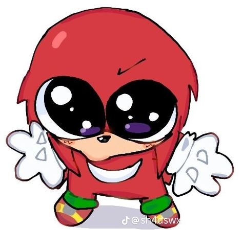 credits: sh4dswx on tiktok Funny Knuckles, Classic Sonic Fan Art, Knuckles X Sonic, Knuckles X Shadow, Knuckles The Hedgehog, Knuckles The Echidna Icon, Shadow And Knuckles, Sonic X Knuckles, Classic Knuckles