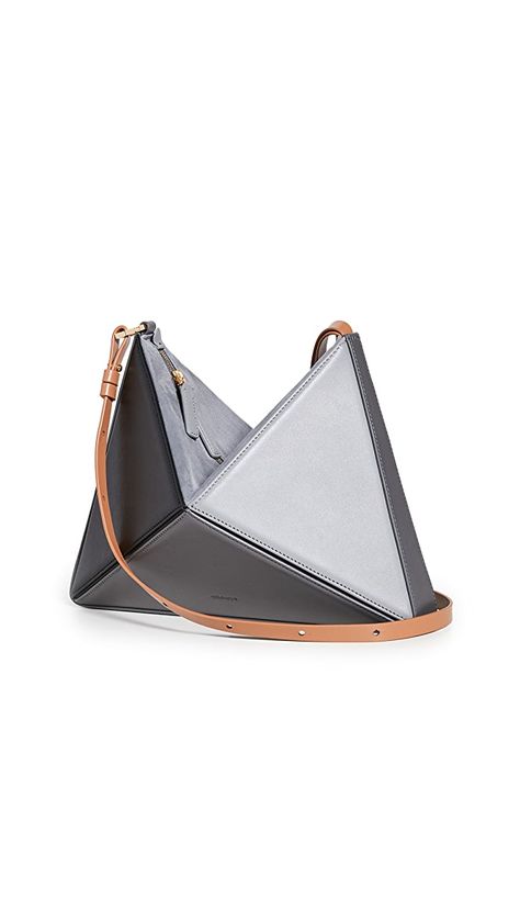 Mlouye Small Convertible Flex Bag | SHOPBOP Modern Triangular Shoulder Bag For Shopping, Modern Triangle Bag With Detachable Strap, Elegant Geometric Bag With Removable Pouch, Modern Geometric Shoulder Bag With Removable Pouch, Luxury Triangle-shaped Women's Bag, Heeled Mules, Mule Shoe, Convertible, Accessories Design