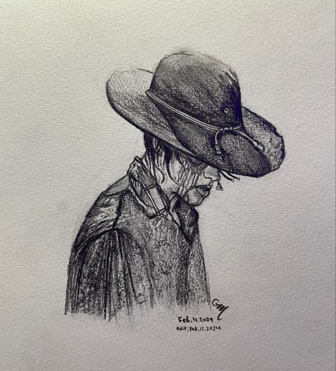 #twd #drawing #sketch #art #artist #fanart #carlgrimes Twd Doodles, Twd Drawings Easy, The Walking Dead Drawings, Twd Drawings, Walking Dead Drawings, Twd Art, Portrait Tips, Walking Dead Art, Carl Grimes