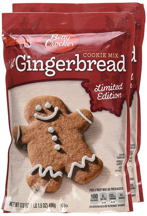 Super Easy Gingerbread Cookies and Tips - 2 Bees in a Pod Betty Crocker Cookie Mix, Gingerbread Cookie Mix, Betty Crocker Cookies, Easy Gingerbread Cookies, Chocolate Caramel Pretzels, Mason Jar Christmas Gifts, Ginger Bread Cookies Recipe, Snowball Cookies, Gingerbread Man Cookies