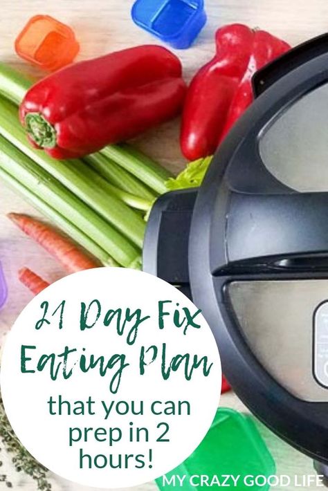 This 21 Day Fix eating plan meal prep can be done in two hours and provides you all of your snacks and lunches for the week! It's easy meal prep and can help you lose weight on the 21 Day Fix. #mealprep #instantpot #mealplan #21dayfix 21 Day Fix Meal Prep, Beachbody Meal Plan, Lunches For The Week, 21 Day Fix Diet, 21 Day Fix Meal Plan, 21 Day Fix Extreme, Mexican Dinner Recipes, Simple Nutrition, 21 Day Fix Meals