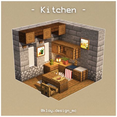 EASY ROOM INTERIORS | These are three concepts of interiors you can build to decorate some empty rooms in your base! What’s your favorite?… | Instagram Minecraft Interior Design Small House, Minecraft Drawer Ideas, Minecraft Interior Base, Minecraft Survival Base Interior, Minecraft Villager House Interior, Minecraft Fishing Hut Interior, Minecraft Storage Room Design, Minecraft Base Interior Ideas, Inside Minecraft House