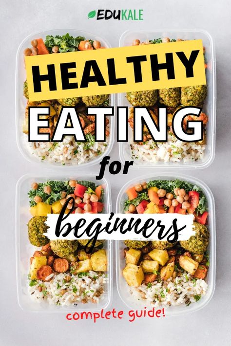 Want to eat clean but don't know where to start? Here's the healthy eating guide for beginners!It can be hard to learn basic nutrition principles and get some simple nutrition tips. Click to learn tips on how to eat healthy for beginners so you can have a trustworthy reference on how to nourish your body properly. You'll also learn how to lose weight for beginners, how to start healthy eating, how to start a healthy lifestyle...There's tons of nutrition advice here! #healthyeatingforbeginners Healthy For Beginners, Start Healthy Eating, Nutrition Basics, Drinking Healthy, Basic Nutrition, Start A Healthy Lifestyle, Healthy Eating Guide, How To Eat Healthy, Green Eating